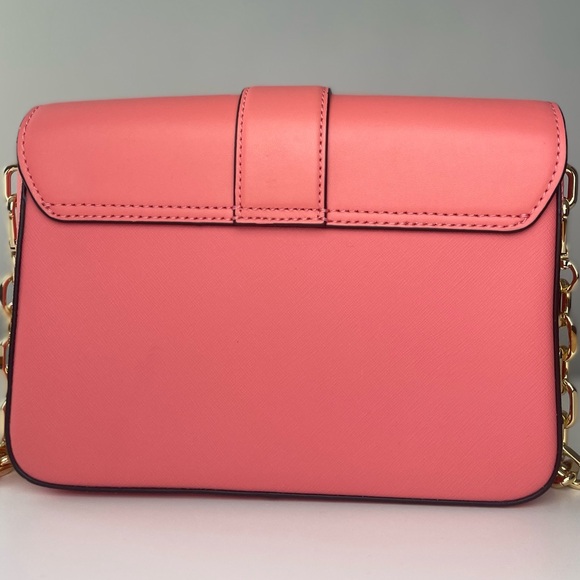 Michael Kors Carmen Medium Convertible Shoulder Bag Grapefruit - Picture 4 of 14